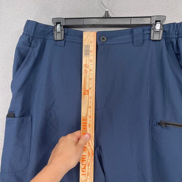 Fintech Pants Mens XL Blue Guide Woven Hiking Fishing Cargo Outdoor Lightweight - Picture 7 of 14